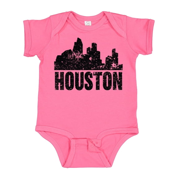 Inktastic Houston Skyline Grunge Boys or Girls Baby Bodysuit
