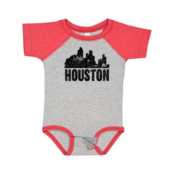 Inktastic Houston Skyline Grunge Boys or Girls Baby Bodysuit