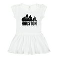 thumbnail image 1 of Inktastic Houston Skyline Grunge Girls Toddler Dress, 1 of 5