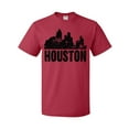 thumbnail image 1 of Inktastic Houston Skyline Grunge T-Shirt, 1 of 5