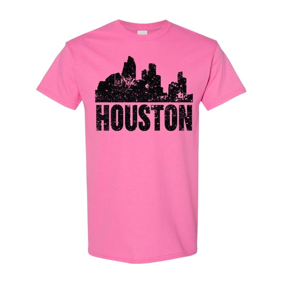 Inktastic Houston Skyline Grunge T-Shirt