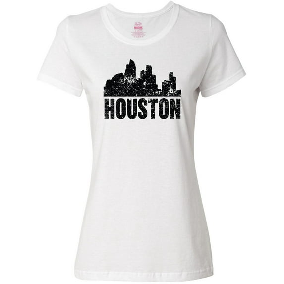Inktastic Houston Skyline Grunge Women's T-Shirt