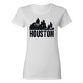 thumbnail image 1 of Inktastic Houston Skyline Grunge Women's T-Shirt, 1 of 5