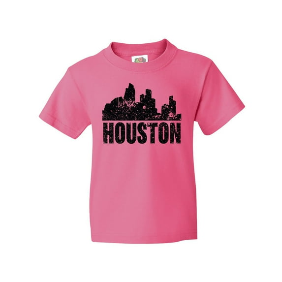 Inktastic Houston Skyline Grunge Youth T-Shirt
