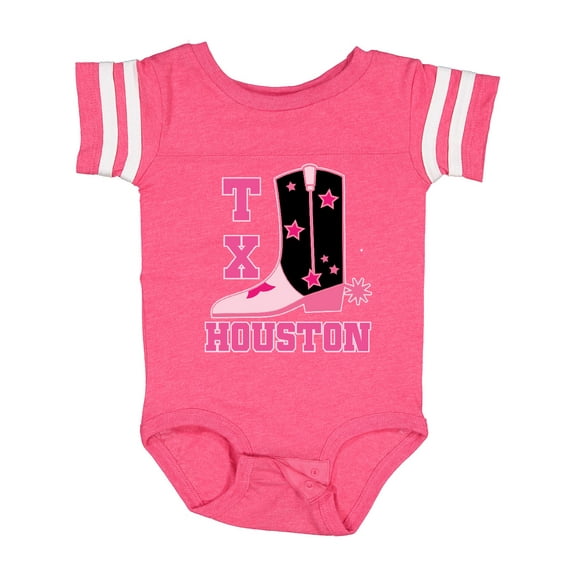 Inktastic Houston Texas Cowgirl Girls Baby Bodysuit