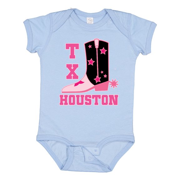Inktastic Houston Texas Cowgirl Girls Baby Bodysuit