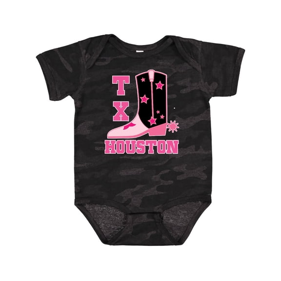 Inktastic Houston Texas Cowgirl Girls Baby Bodysuit