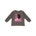 thumbnail image 1 of Inktastic Houston Texas Cowgirl Girls Long Sleeve Toddler T-Shirt, 1 of 5