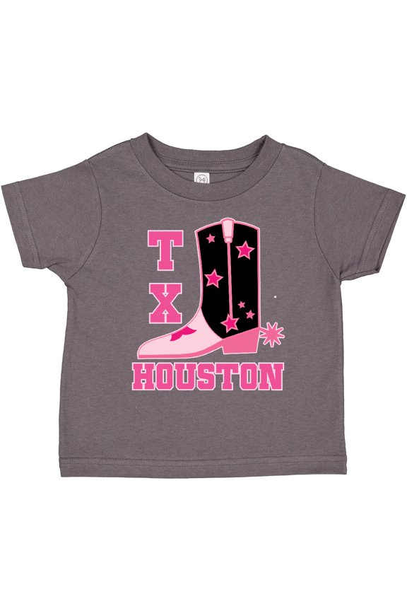 Houston Texas Cowgirl Girls Toddler T-Shirt