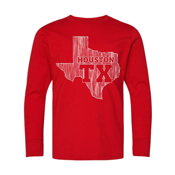 Inktastic Houston Texas Long Sleeve Youth T-Shirt