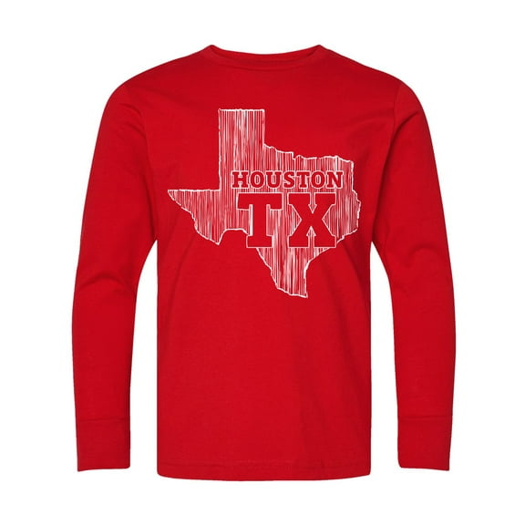 Inktastic Houston Texas Long Sleeve Youth T-Shirt