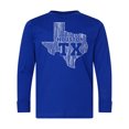 thumbnail image 1 of Inktastic Houston Texas Long Sleeve Youth T-Shirt, 1 of 5