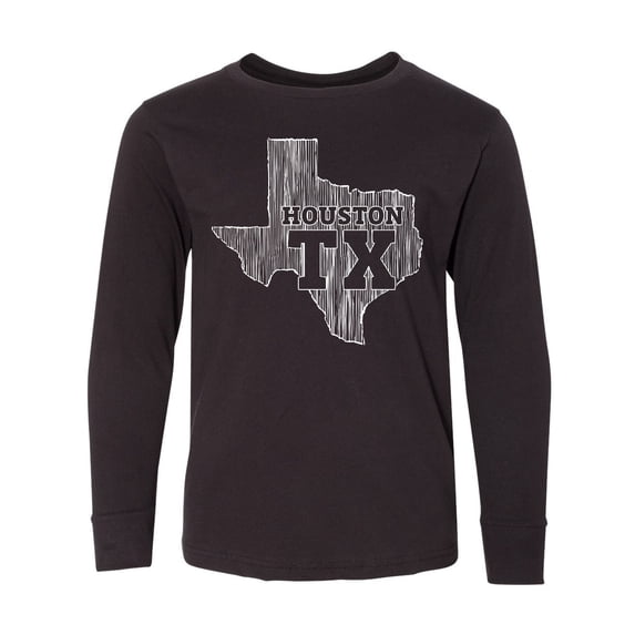 Inktastic Houston Texas Long Sleeve Youth T-Shirt