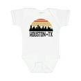 thumbnail image 1 of Inktastic Houston Texas Skyline Retro Boys or Girls Baby Bodysuit, 1 of 5