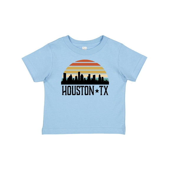 Inktastic Houston Texas Skyline Retro Boys or Girls Baby T-Shirt