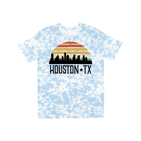Inktastic Houston Texas Skyline Retro T-Shirt