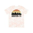 thumbnail image 1 of Inktastic Houston Texas Skyline Retro T-Shirt, 1 of 5