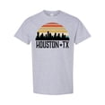 thumbnail image 1 of Inktastic Houston Texas Skyline Retro T-Shirt, 1 of 5