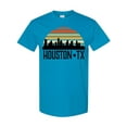 thumbnail image 1 of Inktastic Houston Texas Skyline Retro T-Shirt, 1 of 5