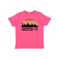 thumbnail image 1 of Inktastic Houston Texas Skyline Retro Youth T-Shirt, 1 of 5