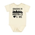 thumbnail image 1 of Inktastic Houston Texas Someone Loves Me Skyline Boys or Girls Baby Bodysuit, 1 of 5