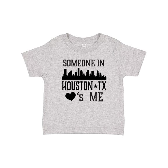 Inktastic Houston Texas Someone Loves Me Skyline Boys or Girls Baby T-Shirt