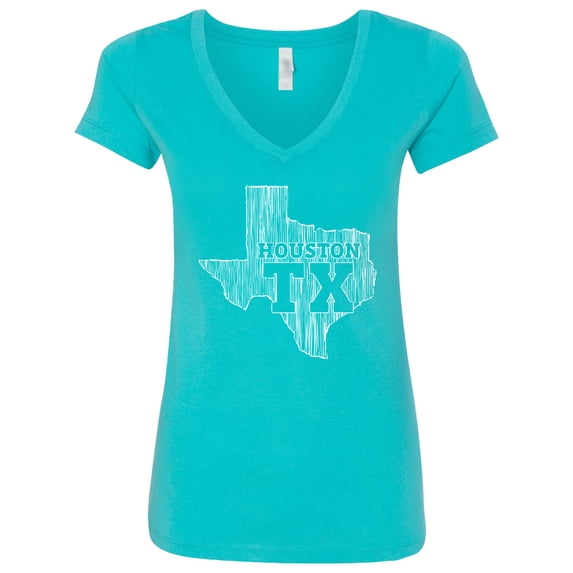 Inktastic Houston Texas Women's V-Neck T-Shirt