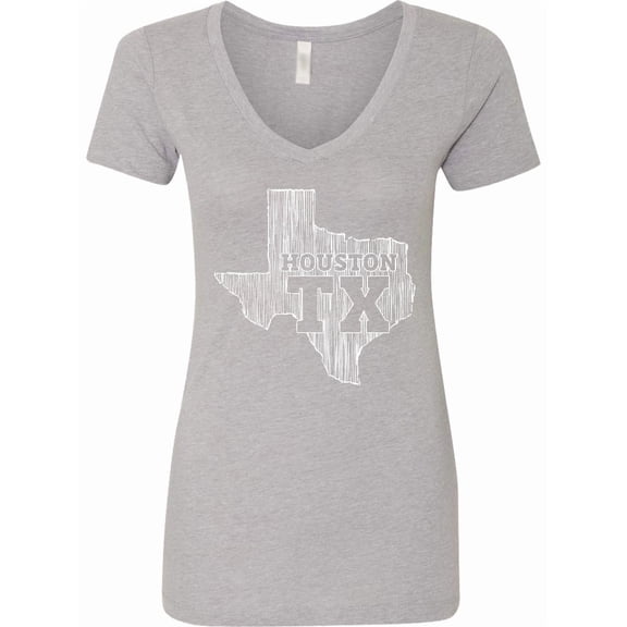 Inktastic Houston Texas Women's V-Neck T-Shirt