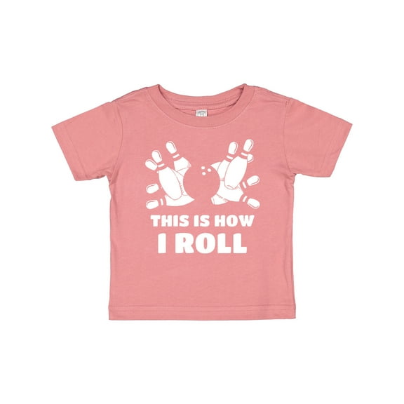 Inktastic How I Roll Bowling Boys or Girls Baby T-Shirt