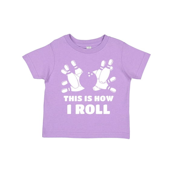 Inktastic How I Roll Bowling Boys or Girls Toddler T-Shirt