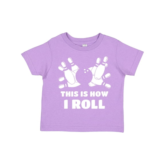 Inktastic How I Roll Bowling Boys or Girls Toddler T-Shirt