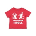 thumbnail image 1 of Inktastic How I Roll Bowling Boys or Girls Toddler T-Shirt, 1 of 5