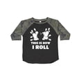 thumbnail image 1 of Inktastic How I Roll Bowling Boys or Girls Toddler T-Shirt, 1 of 5