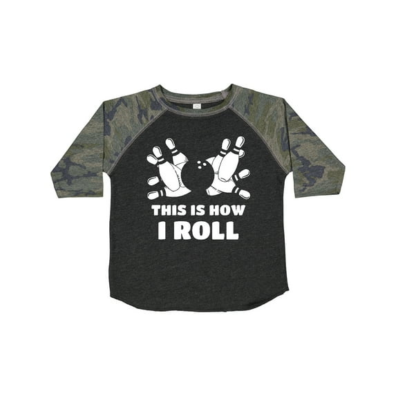 Inktastic How I Roll Bowling Boys or Girls Toddler T-Shirt