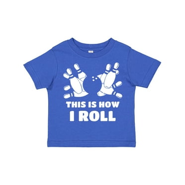 Inktastic How I Roll Bowling Boys or Girls Toddler T-Shirt