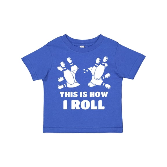 Inktastic How I Roll Bowling Boys or Girls Toddler T-Shirt