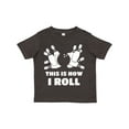 thumbnail image 1 of Inktastic How I Roll Bowling Boys or Girls Toddler T-Shirt, 1 of 5