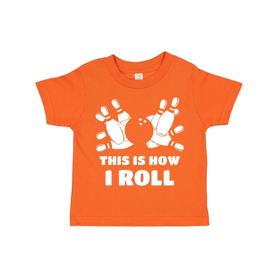 Inktastic How I Roll Bowling Boys or Girls Toddler T-Shirt
