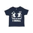 thumbnail image 1 of Inktastic How I Roll Bowling Boys or Girls Toddler T-Shirt, 1 of 5