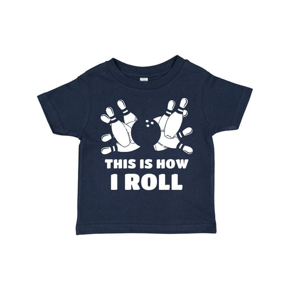 Inktastic How I Roll Bowling Boys or Girls Toddler T-Shirt