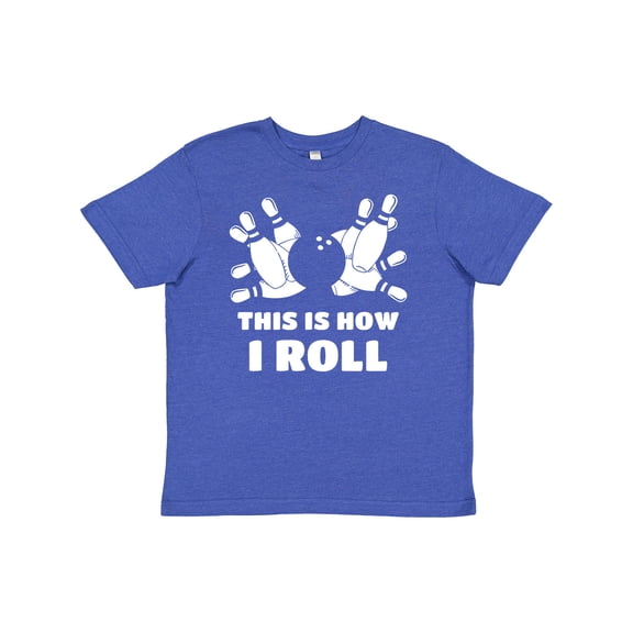 Inktastic How I Roll Bowling Youth T-Shirt