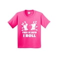 thumbnail image 1 of Inktastic How I Roll Bowling Youth T-Shirt, 1 of 5