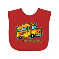 thumbnail image 1 of Inktastic How I Roll School Bus Boys or Girls Baby Bib, 1 of 4