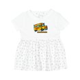 thumbnail image 1 of Inktastic How I Roll School Bus Girls Baby Dress, 1 of 5