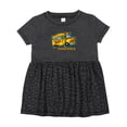 thumbnail image 1 of Inktastic How I Roll School Bus Girls Baby Dress, 1 of 5
