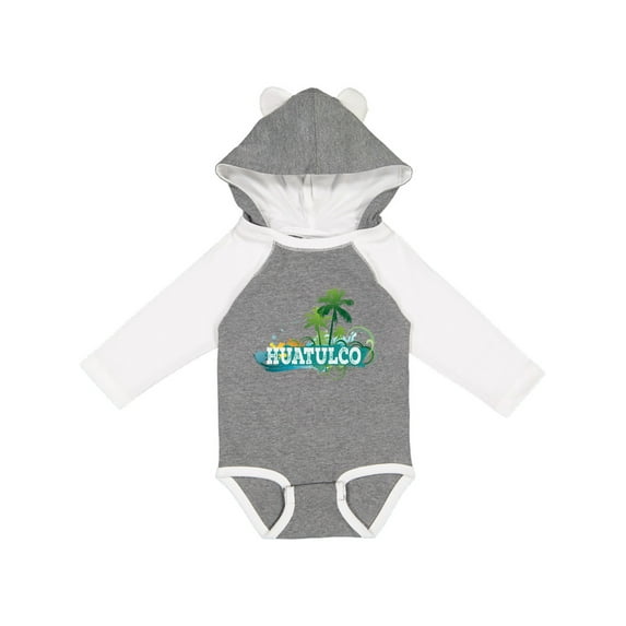 Inktastic Huatulco Mexico Vacation Boys or Girls Long Sleeve Baby Bodysuit