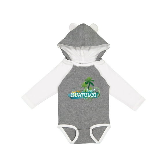 Inktastic Huatulco Mexico Vacation Boys or Girls Long Sleeve Baby Bodysuit