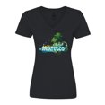 thumbnail image 1 of Inktastic Huatulco Mexico Vacation Women's V-Neck T-Shirt, 1 of 5