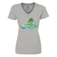 thumbnail image 1 of Inktastic Huatulco Mexico Vacation Women's V-Neck T-Shirt, 1 of 5