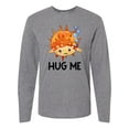 thumbnail image 1 of Inktastic Hug Me Cute Pufferfish with Bubbles Long Sleeve T-Shirt, 1 of 5